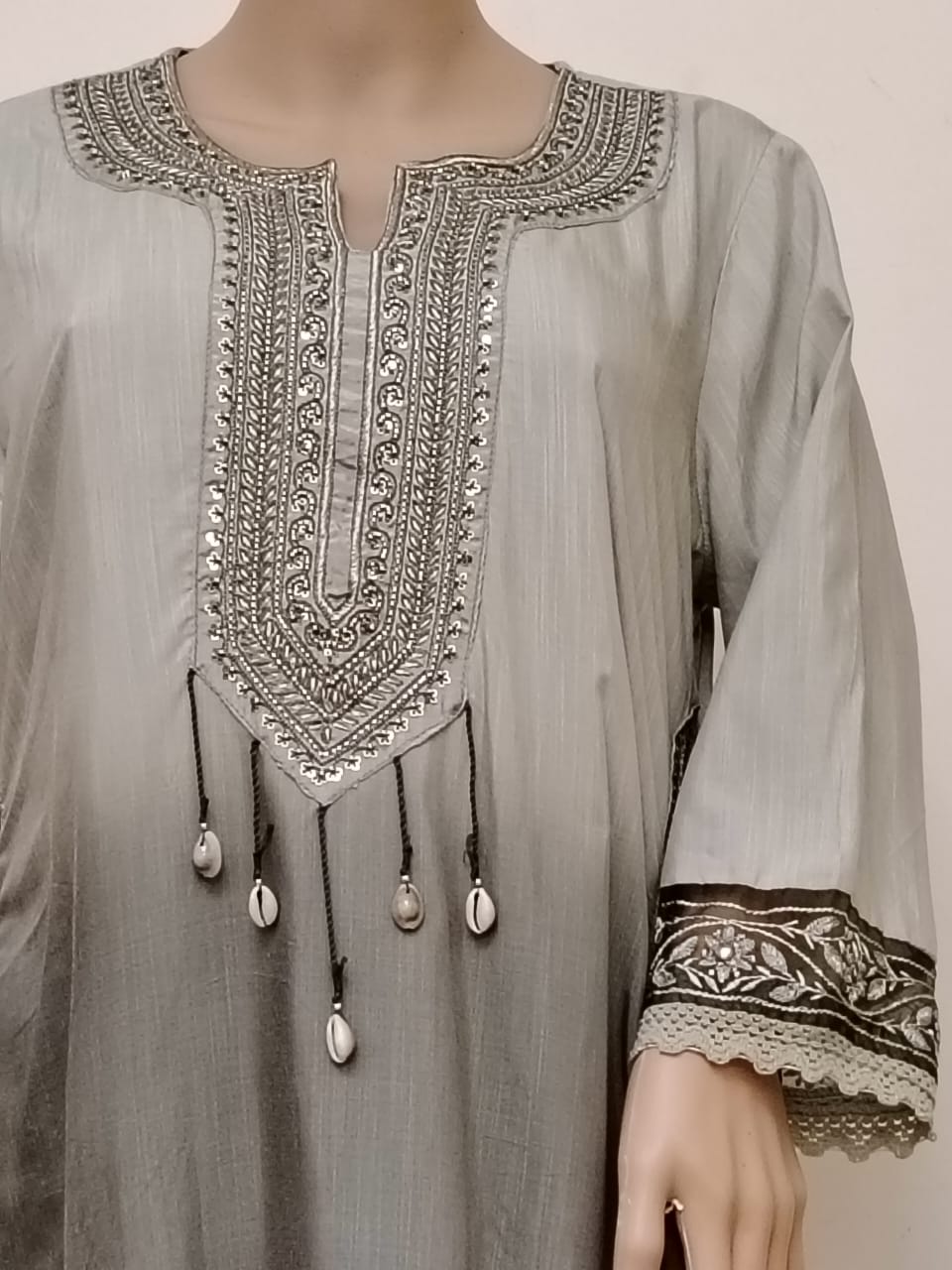 BOHO OMBRE PALAZZO SET WITH ORGANZA AND CROCHET HEM